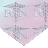 Nappe RN Caduceus Médicale Mère Pearl Décor (Angle)