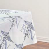 Nappe RN Caduceus Médicale Mère Pearl Décor (In Situ)