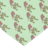 Nappe Robin perché sur des oiseaux sauvages de feuilles (Angle)