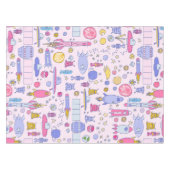 Nappe robot astronaute alien fusée ovni science-fiction (Devant (Horizontal))