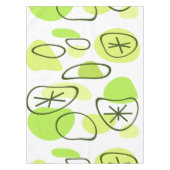 Nappe Roches d'art Abstrait rétro Chartreuse (Devant)