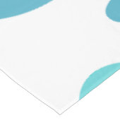 Nappe Roches d'art Abstrait rétro Turquoise (Angle)