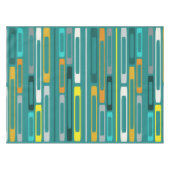 Nappe Roches plates du milieu du siècle rétro Turquoise (Devant (Horizontal))