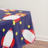 Nappe Rocketship Outer Space mignon Enfant Anniversaire (In Situ)