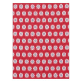 Nappe ROI CHARLES III Coronation Souvenir rouge (Devant)