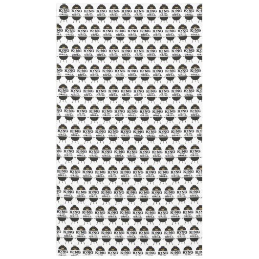 Nappe Roi Du Grill, Couronne D'Or Noir (Devant)