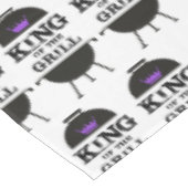 Nappe Roi Du Grill, Couronne Violette Noire (Angle)