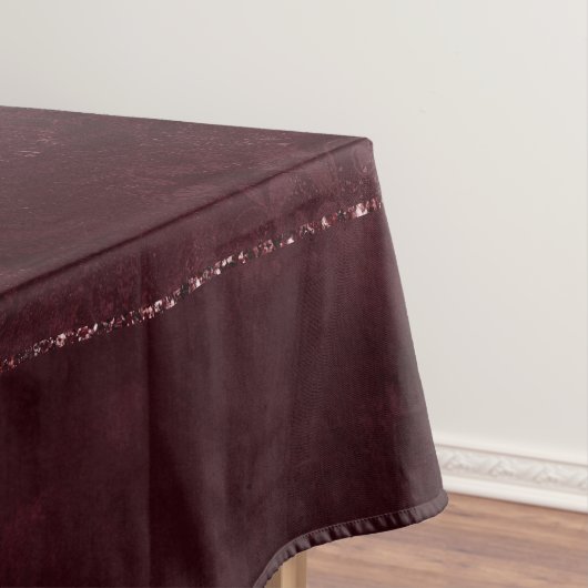 Nappe Romance Vin De Minuit | Dark Satiny Grunge Damask (In Situ)