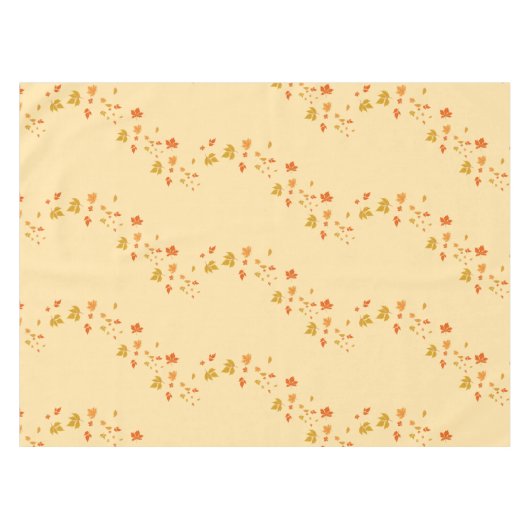 Nappe romantique automne Feuilles d'ivoire (Devant (Horizontal))