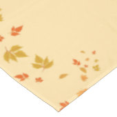 Nappe romantique automne Feuilles d'ivoire (Angle)