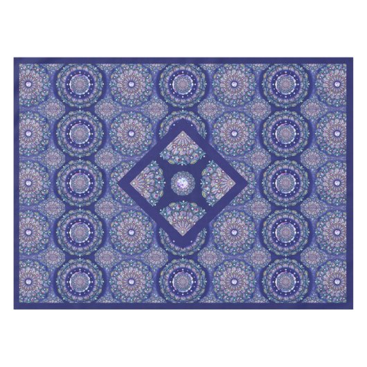 Nappe Rosace bleue (Devant (Horizontal))