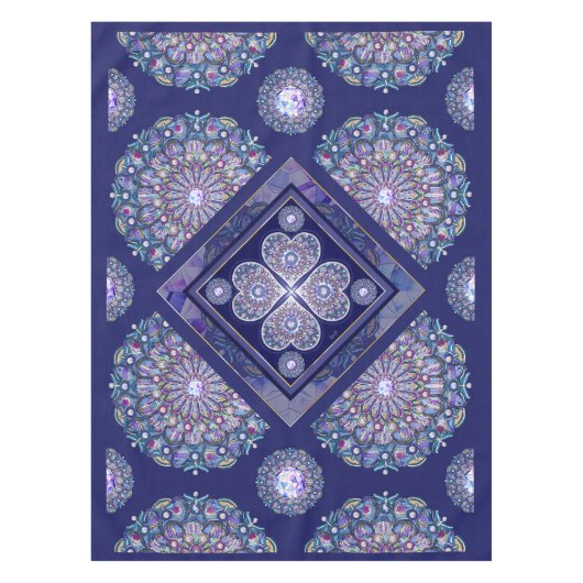 Nappe Rosace bleue (Devant)