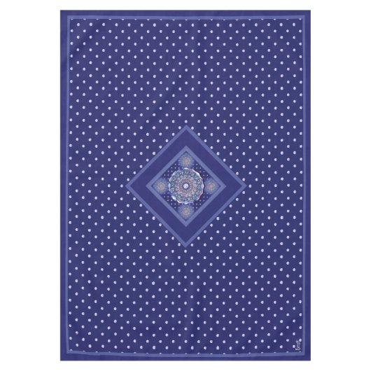 Nappe Rosace bleue (Devant)