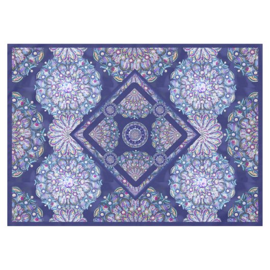 Nappe Rosace bleue (Devant (Horizontal))