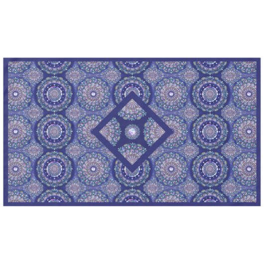 Nappe Rosace bleue (Devant (Horizontal))