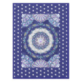 Nappe Rosace bleue et flocon de neige (Devant)