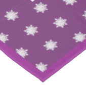 Nappe Rosace rouge cardinale et flocon de neige (Angle)