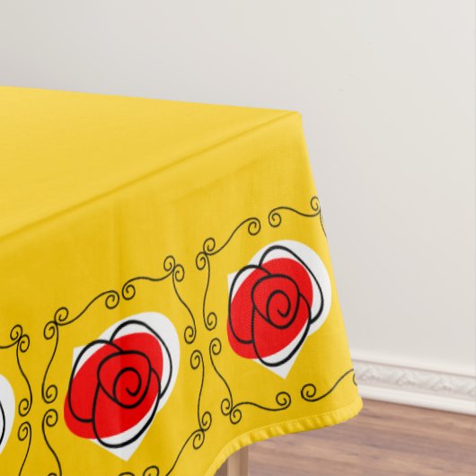 Nappe rose 60 x 104 de coins d'Espagnol (In Situ)