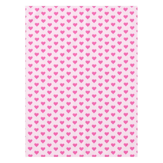 Nappe rose avec Coeurs (Devant)