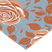Nappe Rose avec des tons chauds d'orange et de rouille (Angle)