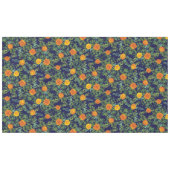 Nappe Rose bleu et orange Floral Mariage moderne (Devant (Horizontal))