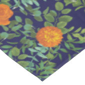 Nappe Rose bleu et orange Floral Mariage moderne (Angle)
