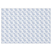 Nappe Rose bleu vintage motif floral (Devant (Horizontal))