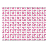 Nappe rose chic minable de coeurs (Devant (Horizontal))