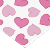Nappe rose chic minable de coeurs (Angle)