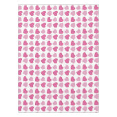 Nappe rose chic minable de coeurs (Devant)