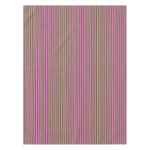 Nappe Rose Clair et Vert Rayure Rétro Moderne (Devant)