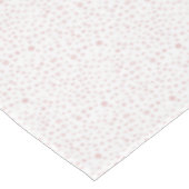 Nappe Rose Confetti Aquarelle points tissu table (Angle)