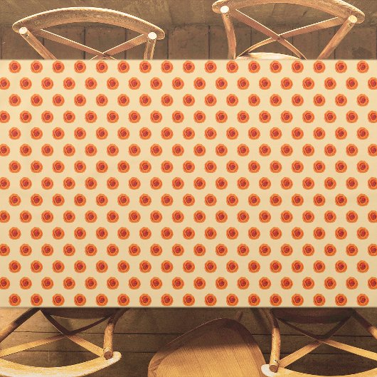 Nappe Rose couleur orange Fleur Motif sans couture sur