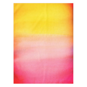 Nappe rose d'aquarelle d'Ombre et jaune faite sur