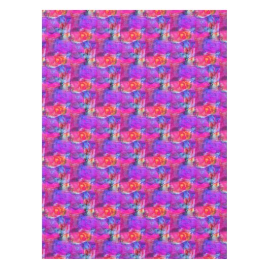 Nappe Rose d'art, bleu, arrière - plan rouge de texture (Devant)