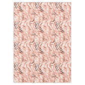 Nappe Rose de champagne rose pâle Zebra (Devant)