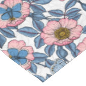 Nappe Rose de chien et papillons (Angle)