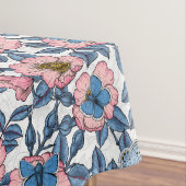 Nappe Rose de chien et papillons (In Situ)