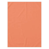 Nappe Rose de corail orange couleur solide Impression (Devant)