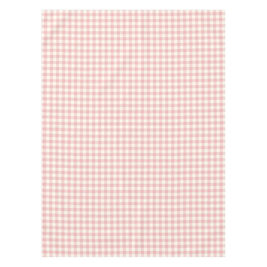 Nappe rose de coton de guingan de poudre (Devant)