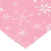 Nappe Rose de flocons de neige (Angle)