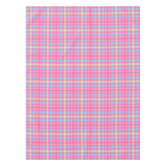 Nappe Rose de plaid de tartan, bleu, pourpre, no. 53 de (Devant)