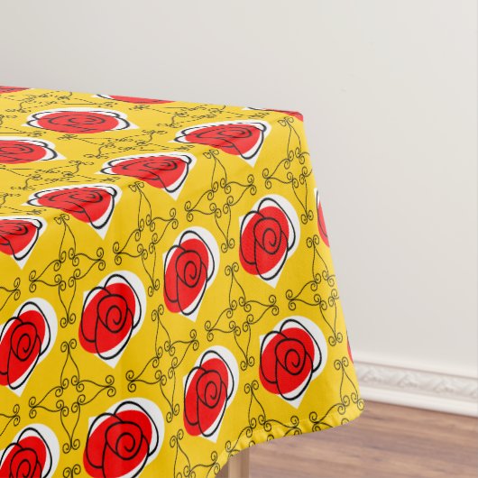 Nappe Rose espagnol Toile multi-table (In Situ)