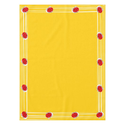 Nappe Rose espagnole 52 x 70 (Devant)