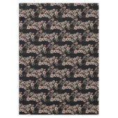 Nappe Rose et vert doux d'inspiration baroque (Devant)