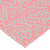 Nappe Rose et Vert Retro Conception Psychédélique (Angle)