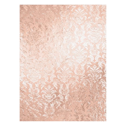 Nappe Rose Gold Damask (Devant)