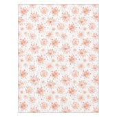Nappe Rose Gold Snowflakes en blanc (Devant)