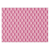 Nappe rose mignonne de motif de pâtisserie de (Devant (Horizontal))