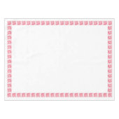 NAPPE ROSE NŒUD CELTIQUE 52x70 (Devant (Horizontal))